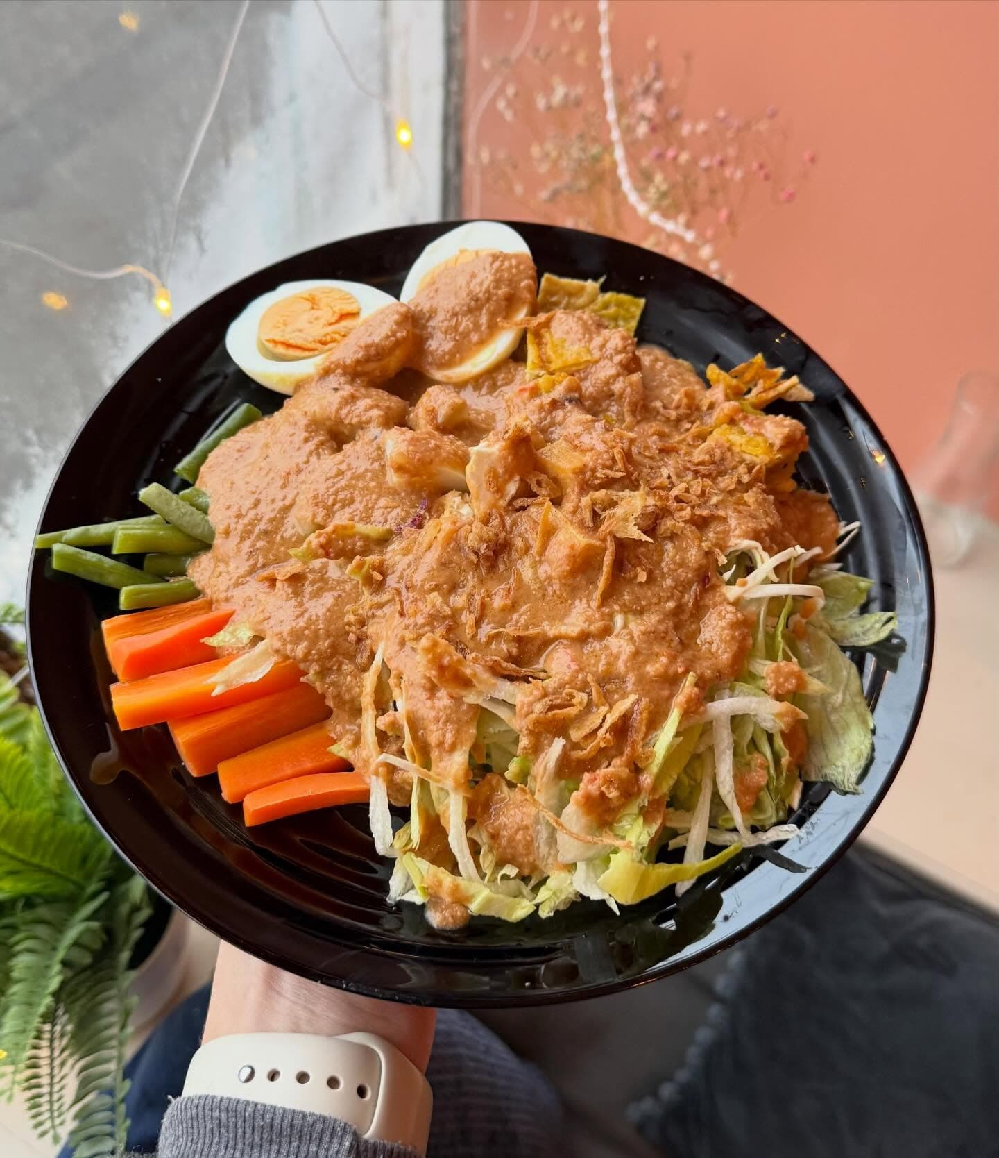 Gado-gado Indonesian salad at Indonesian Cafe